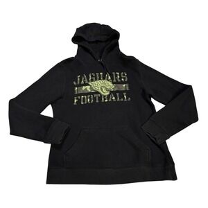NFL Team Apparel Jaguars Camo‎ Hoodie Black Green Tan Mens Medium